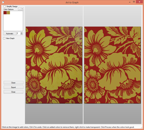 Art to Graph controller with various options for faster processing