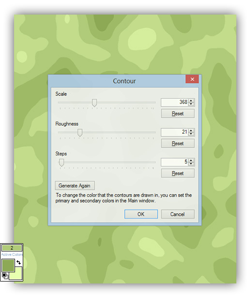 Countour Effects created by the Galaincha software
